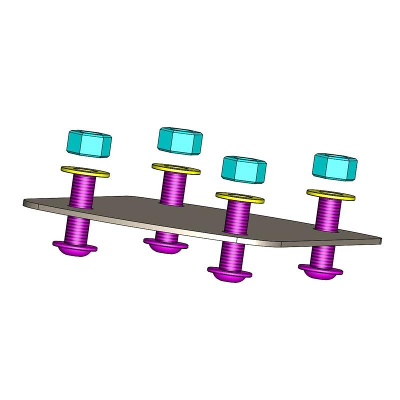 Support de plaque ras de roue Kawasaki Ninja 650